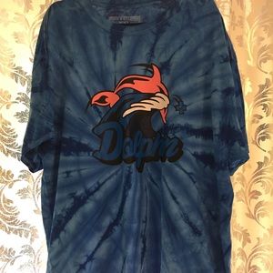 Pink + Dolphin Tye Dye T-Shirt